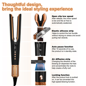 ストレートアイロン2 in1フラットアイロン<span class=keywords><strong>2025</strong></span>年流行製品新着高級ヘアケアスタイリング器具