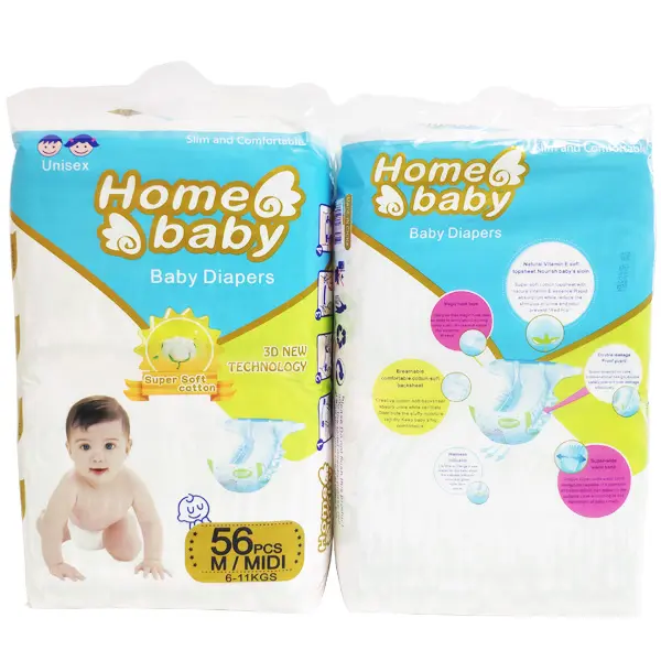 Free Samples OEM Manufacturer Super Absorbency Baby Diapers Stock Lot Wholesale