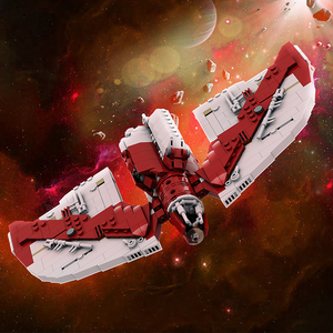 Funbuild yıldız Jedi servisi 2 blok oyuncak savaşları MOC-156153 T-6 mekik yapı taşları oyuncak - Product Image 2