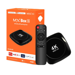 卸売1Gb Ram 8Gb Rom Iptv Box Linux Android証明書映画4K Smart Android 13 MX10 4K Tv BoxインターネットスマートTVボックス - Product Image 1