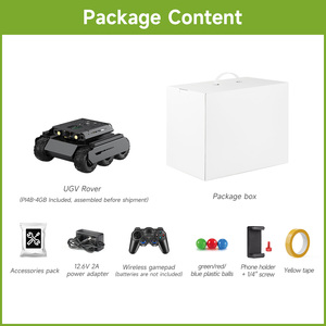 Waveshare UGV Beast <span class=keywords><strong>Open</strong></span> <span class=keywords><strong>source</strong></span> ced AI Robot, doppio controller, corpo interamente in metallo, adatto per <span class=keywords><strong>Raspberry</strong></span> <span class=keywords><strong>Pi</strong></span> 5/4B