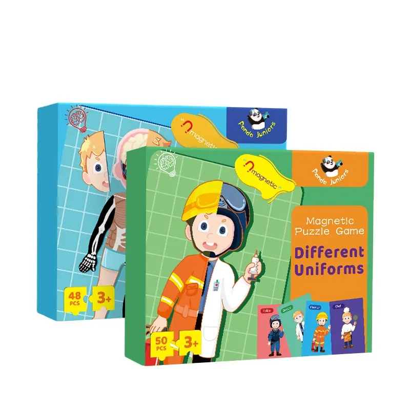 새로운 도착 자기 어린이 유치원 교육 인체 해부학 아기 퍼즐 장난감 어린이 몬테소리 장난감