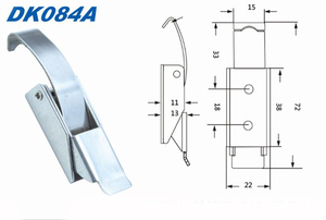 Thép không gỉ nhanh chóng phát hành chuyển đổi chốt kẹp hộp công cụ phần cứng vẽ chốt khóa - Product Image 6