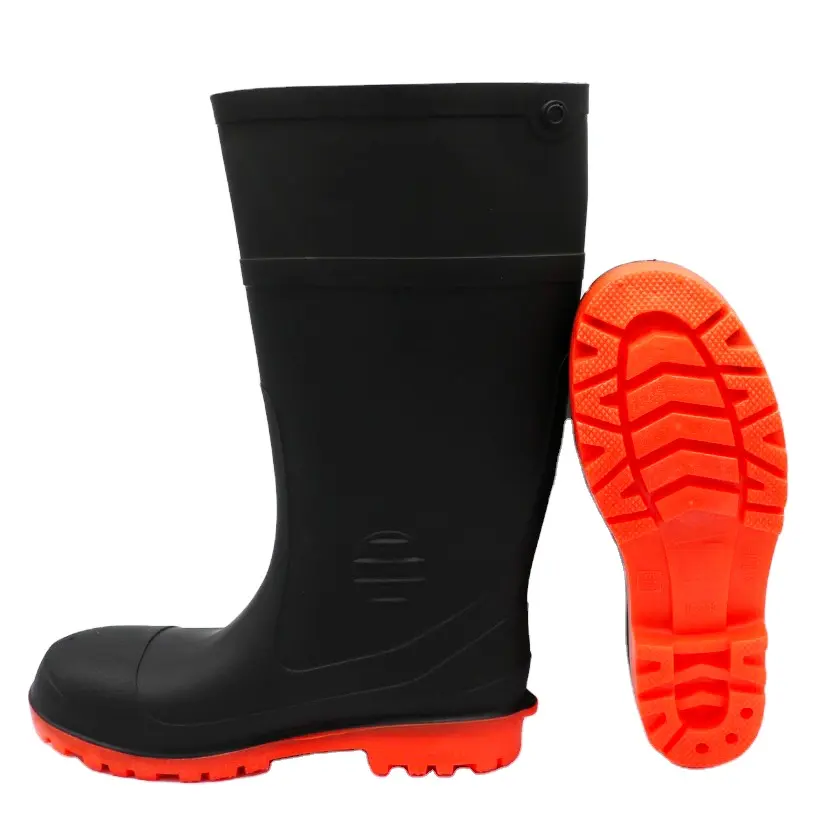 Anti-Rutsch-Unisex-Kunststoff-PVC-Regens tiefel wasserdichte Schuhe für Männer High Heel Gum Gummistiefel Gummi PVC benutzer definierte