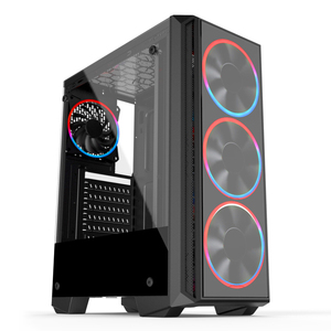 ガラスゲーミングコンピュータケース5507USB3.0工場卸売ATXデスクトップコンピュータoempcケース - Product Image 1