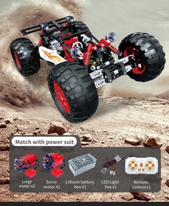 RC автомобиль восхождение внедорожный программируемый App управление DIY строительные блоки дистанционного управления автомобилем монтажный комплект стволовых игрушки 350 шт - Product Image 6