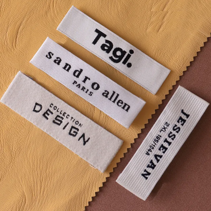Etichette con collo personalizzato tessuto design etichetta camicia con logo tessuto etichetta per la stampa di cappelli personalizzato tessuto etichetta per la lunga camicia sportiva
