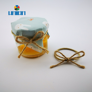Lazo de yute marrón Natural, lazo de cuerda elástica para miel/vela/jam - Product Image 2