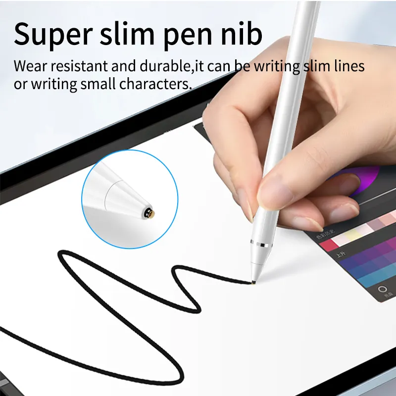 Stylet numérique universel de crayon d'usb de tablette de stylo d'Xp direct d'usine, stylet multifonctionnel rechargeable d'écran
