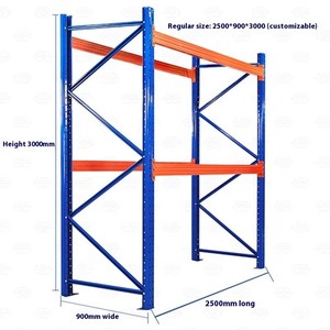 Сверхпрочная металлическая складская стеллаж - Product Image 3