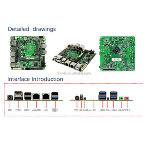 Fabrika gömülü fansız Mini PC J4125 J4105 N4000 endüstriyel PC 2LAN LVDS 8USB DDR4 ACL662 ACL887 SIM Mini bilgisayar - Product Image 2