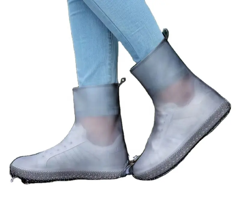Оптовая продажа детских дождливых, противоскользящих, утолщенных и износостойких силиконовых бахил для взрослых, непромокаемая обувь