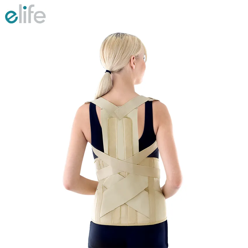 E-life-cinturón Lumbar para aliviar el dolor de espalda, transpirable, WA109