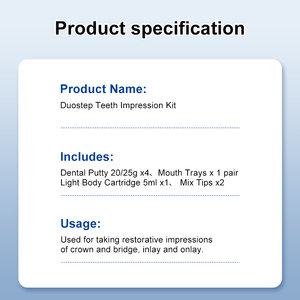 Nụ Cười Tìm PVS A-Silicone 20G 25G Phun Răng Làm Trắng Khay Trộn Nha Khoa Một Silicone Ấn Tượng Putty - Product Image 4