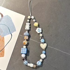 可愛い冬キーホルダーオーナメントシーソルトラテブラウンウサギPVC合金携帯電話ストラップナイロンプラスチック吊りカメラチェーン