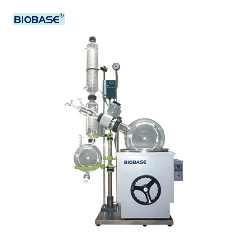 Biobase patlamaya dayanıklı döner evaporatör ExRE-5003 dikey üç geri akış döner evaporatör 20l