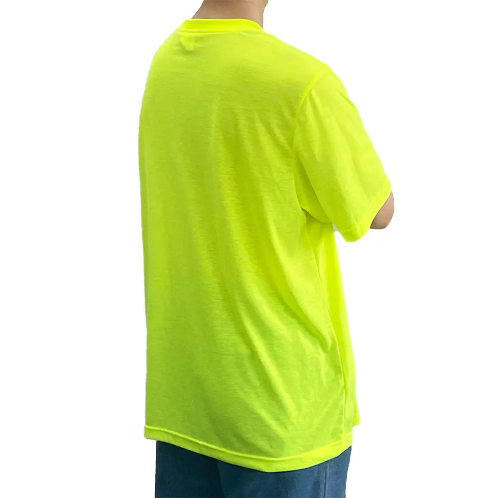 Hi Vis Workwear Plus Size Safety T Shirt Custom Work Polo Safety Shirt