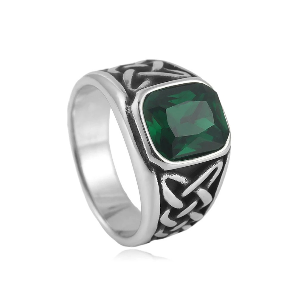 Silver Green Stone