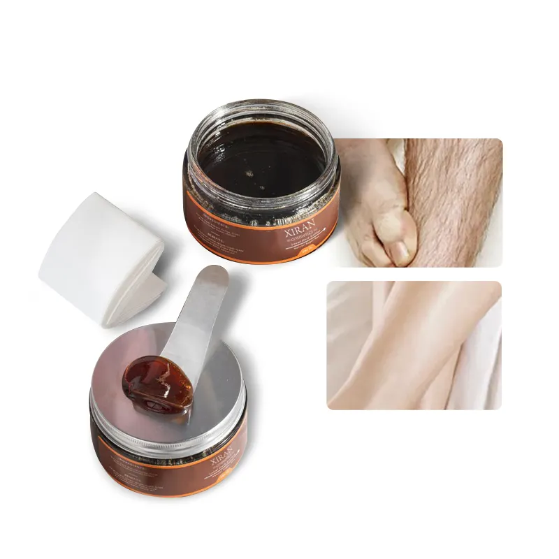 Custom Private Label 100% Natural Coffee Sugar Wax Led Body and Face Painless Soft Sugar Paste Hair Removal
