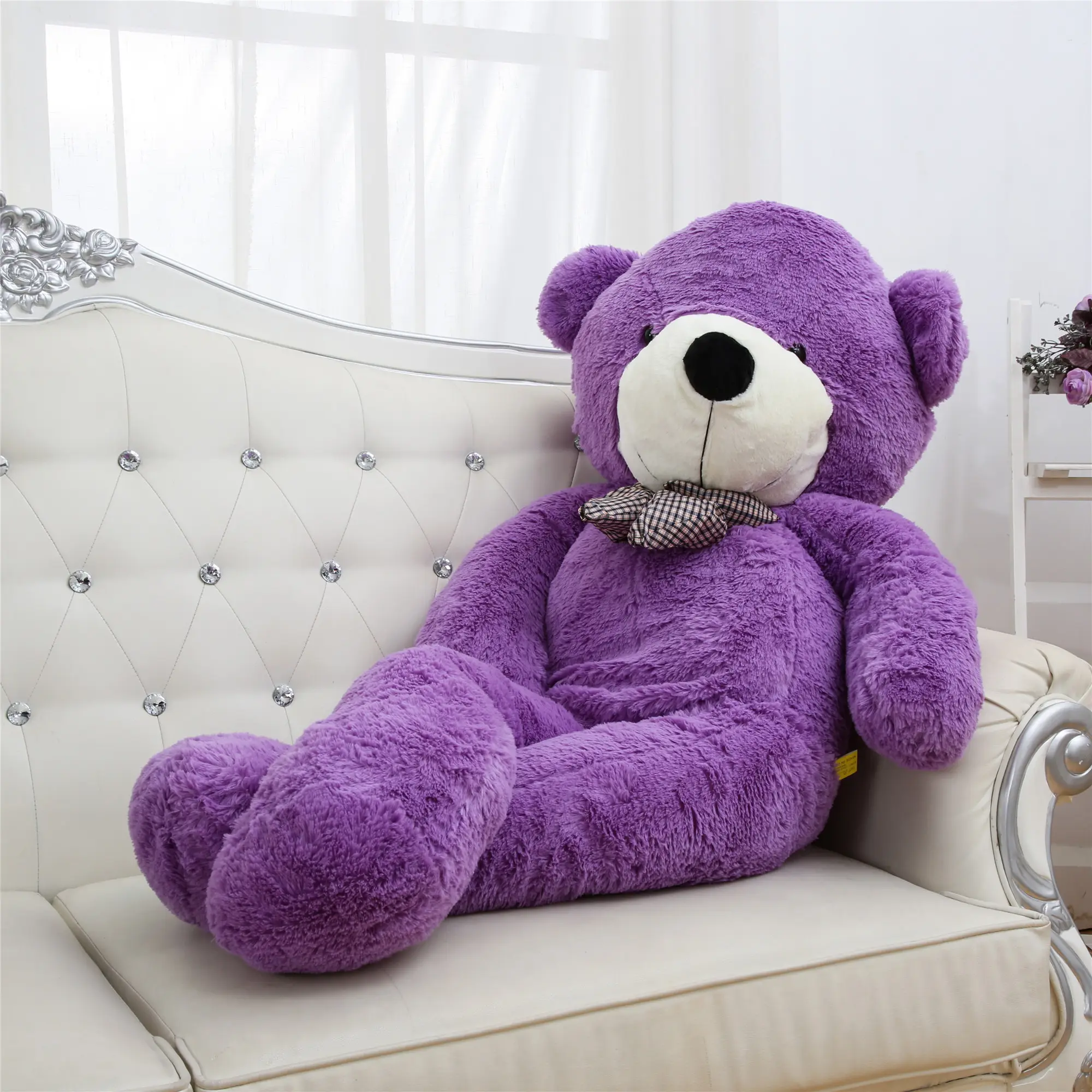 Oso de peluche chino de gran tamaño, juguetes suaves de peluche de 200cm