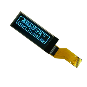 Genyu mini 0.91 pollici 12/14/15 pin FPC 4SPI I2C lcd bianco o blu 091 128x32 piccolo display oled monocromatico - Product Image 1