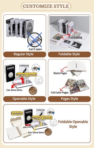 支持定制现代精装装饰书套装，时尚设计书堆茶几展示书 - Product Image 5