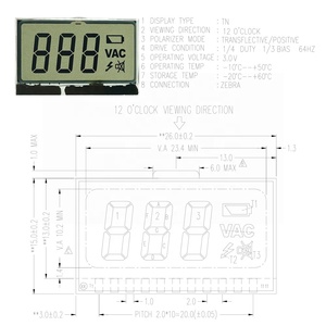 Stocked <strong>LCD</strong> Screen <strong>Modules</strong> Small Quantity Meter Monochrome Segment <strong>LCD</strong> <strong>Display</strong> <strong>Module</strong>