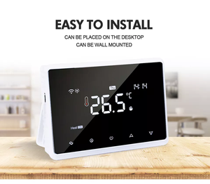 Glomarket-termostato inteligente con pantalla táctil LCD para calefacción de agua, controlador de temperatura eléctrico para suelo, Tuya, Wifi - Product Image 3