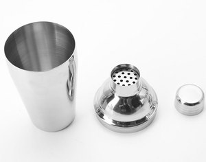 Custom Silver Stainless Steel 750ml <strong>Cocktail</strong> Making Set <strong>3</strong> Pcs Simple Tools Set Bar Mixology Bartender Kit <strong>Cocktail</strong> Shaker Set - Product Image 4