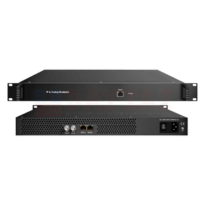 高密度HEVC/H.265、H.264/AVC、MPEG-2 TSビデオオーディオ32チャンネルキャリア出力IPからアナログ変調器 - Product Image 1