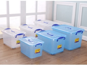Various <strong>Designs</strong> PP Plastic Storage Box Transparent Multifunction Sundries Storage Box Clear Storage Boxes <strong>Bins</strong> - Product Image 5
