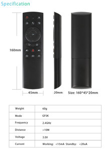 Hot Selling G20S 6-axis Gyroscope 2.4G Air Mouse <strong>Android</strong> TV Box PC Using Remote <strong>Control</strong> Voice <strong>Function</strong> Mini Wireless <strong>Keyboard</strong>