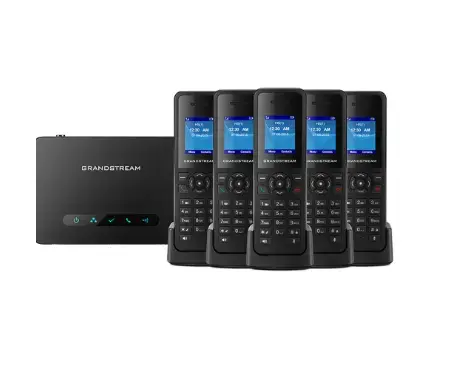 โทรศัพท์ IP ไร้สายที่มีประสิทธิภาพ DECT VoIP สถานีฐาน DP750 grandstream