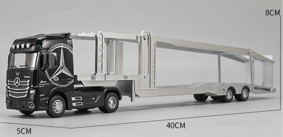 (black ben) Transportador de plataforma plana de doble capa, negro