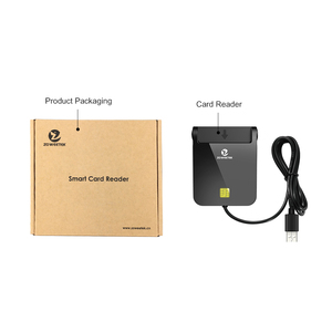 ZOWEETEK en çok satan USB 2.0 tek Slot akıllı IC ID kart okuyucu çip kredi kart okuyucu ve yazar - Product Image 6