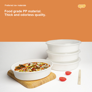 Teguan ภาชนะบรรจุอาหารเกรดสูงทำจาก <span class=keywords><strong>PP</strong></span> 70ออนซ์พร้อมฝาปิดไมโครเวฟและตู้แช่แข็งปลอดภัยสำหรับห่อก๋วยเตี๋ยวอาหารอย่างรวดเร็ว - Product Image 5