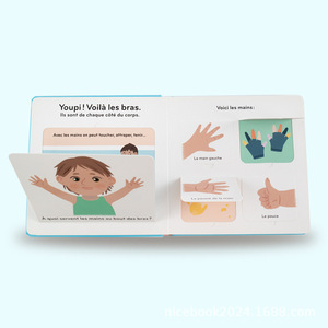 Servizio di stampa personalizzata libri di bordo per bambini formato personalizzato di colore del bambino immagine di lettura di apprendimento libro con copertina rigida per i bambini - Product Image 5