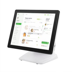 Precio de fábrica Win 15 Inch Desktop Cash Register POS Machine con base de aluminio para restaurante/Retail Pos System para la venta - Product Image 2