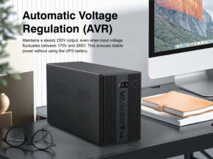 Professional Line Interactive UPS 1000VA Simulated Sine Wave Battery <strong>Backup</strong> 600W UPS for <strong>Computer</strong> - Product Image 5