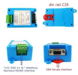 Venta al por mayor R2OPB03 puerto serie UART DC12V 24V RS232 a RS485 aislador convertidor PC COM para analógico Digital IO HMI Modbus RTU PLC - Product Image 2