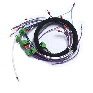 AWG24 5.08mm 3.81mm Green Terminal Block <strong>Cable</strong> Assembly Custom Wiring Harness 8Pin Har Wire Assembly - Product Image 2