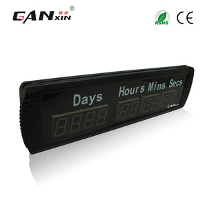 Ganxin 1,8 '', 10 цифр, пульт дистанционного управления, светодиодные цифровые часы, минуты, секунды, отсчет времени, таймер обратного отсчета времени 9999 дней
