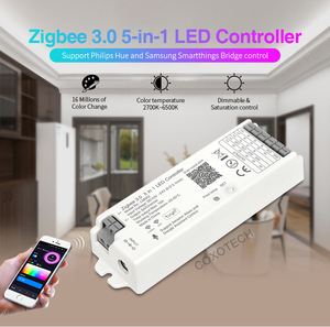 5-в-1 Tuya Zigbee светодиодный регулятор диммера для CCT RGB RGBW RGBCCT Светодиодная лента - Product Image 2