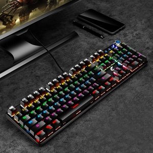 Hot Sales 104 <strong>Keys</strong> Wired Real Mechanical RGB <strong>Keyboard</strong> <strong>Light</strong> up Backlit LED PC <strong>Computer</strong> Game Gaming <strong>Keyboard</strong> - Product Image 5