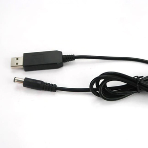 USB电源升压线路直流 5V DC 9V/12V升压模块USB转换器适配器电缆 2.1x5.5毫米插头 - Product Image 1