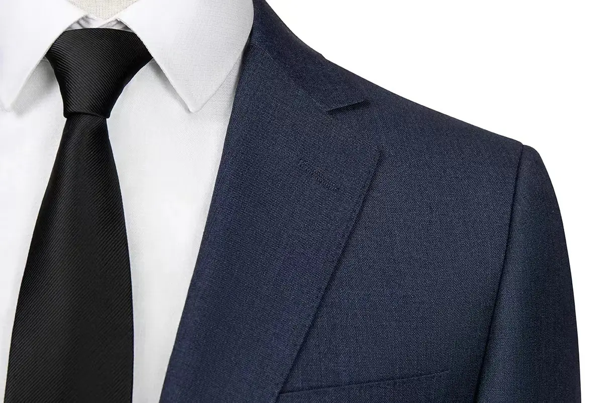 पुरुषों के लिए एमटीएम फिट बेस्पोक सूट 2 पीस टीआर फैब्रिक कोट पैंट थोक सिंगल ब्रेस्टेड पुरुषों के स्टाइलिश कपड़े बिजनेस सूट सेट