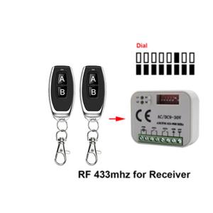 RX-MULTI 300-868MHz Mehrfrequenz-Empfänger 2-Wege-Schalter Access Control Gate Fernbedienung Controller Kunststoff Material - Product Image 5