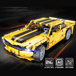 Özel eğitim elektronik çalışan App çift uzaktan kumanda yapı taşları kitleri Rc araba Off-Road dublör araba yarışı oyuncak - Product Image 3