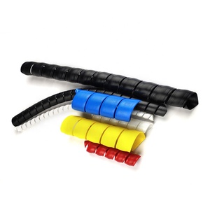 2022 siyah PVC hidrolik Spiral sargı hortum ağır sanayi koruma çin tedarikçisi PE ve PP <span class=keywords><strong>Wrap</strong></span>