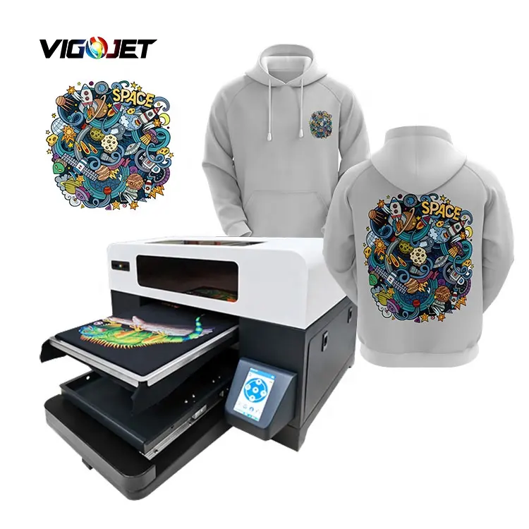 Impresora de alta definición de nuevo diseño VIGOJE para impresoras de inyección de tinta de camisetas DTG